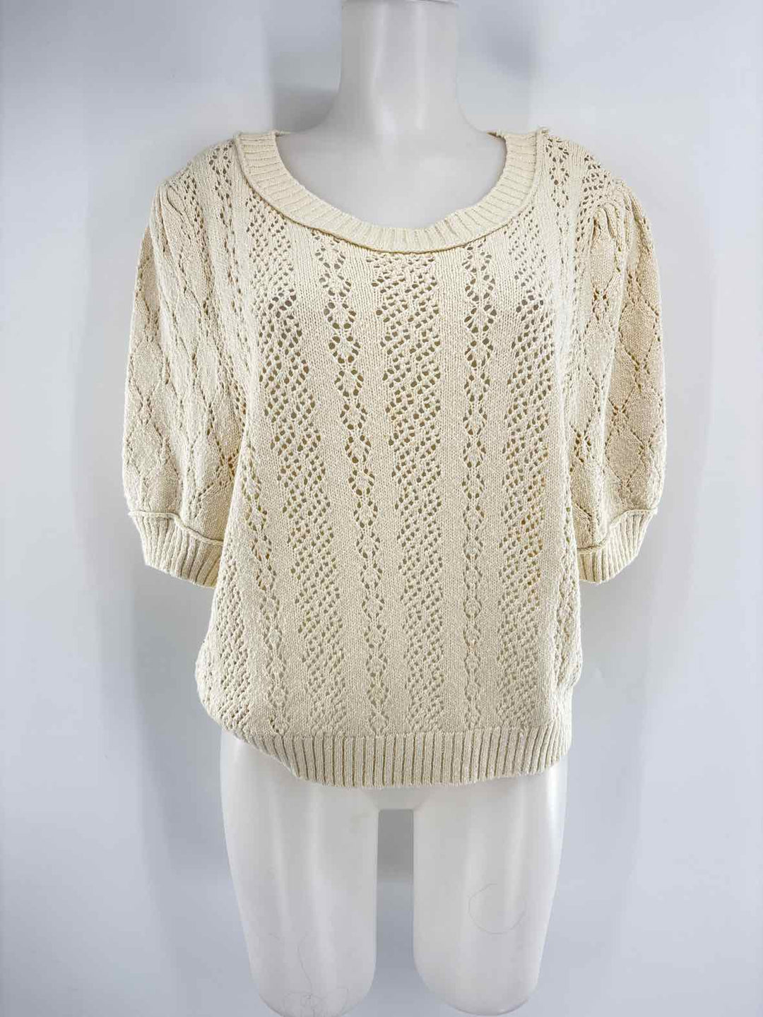 Size XL FREE PEOPLE Cream Sweater