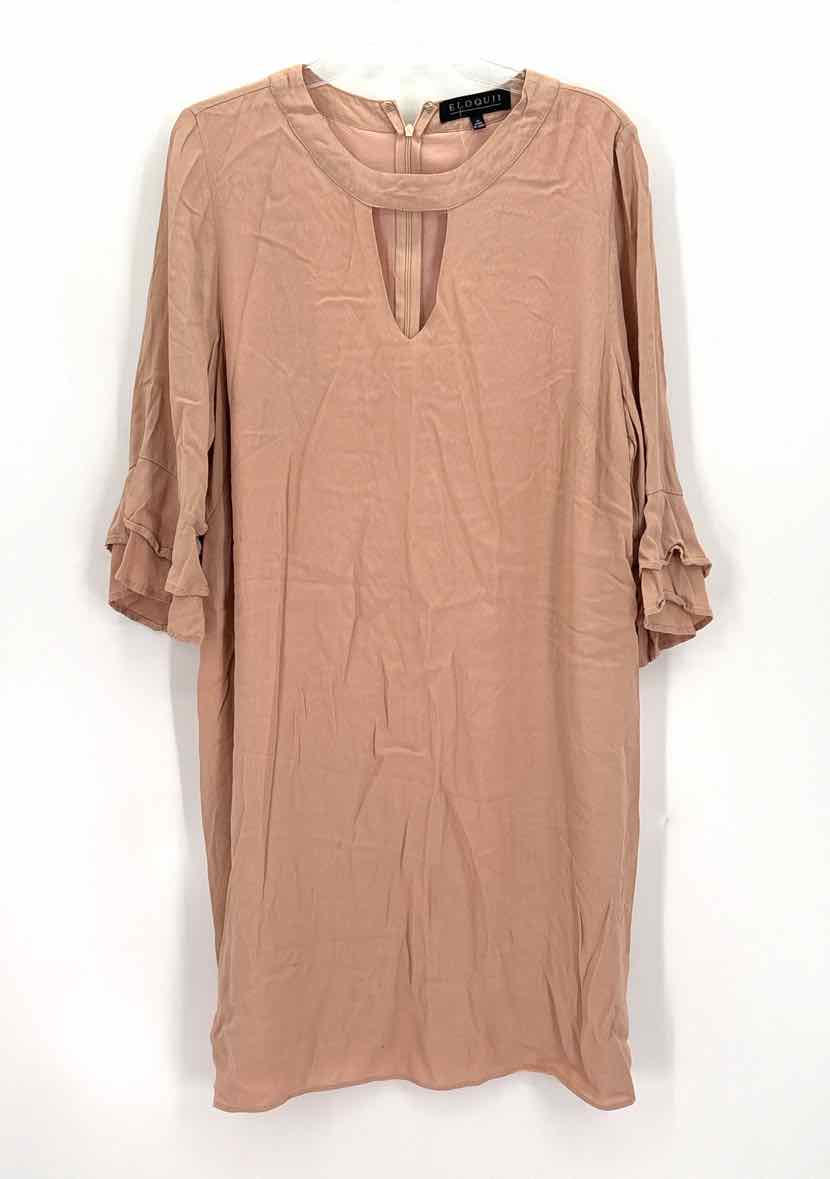 Size 18 ELOQUII Pink Dress