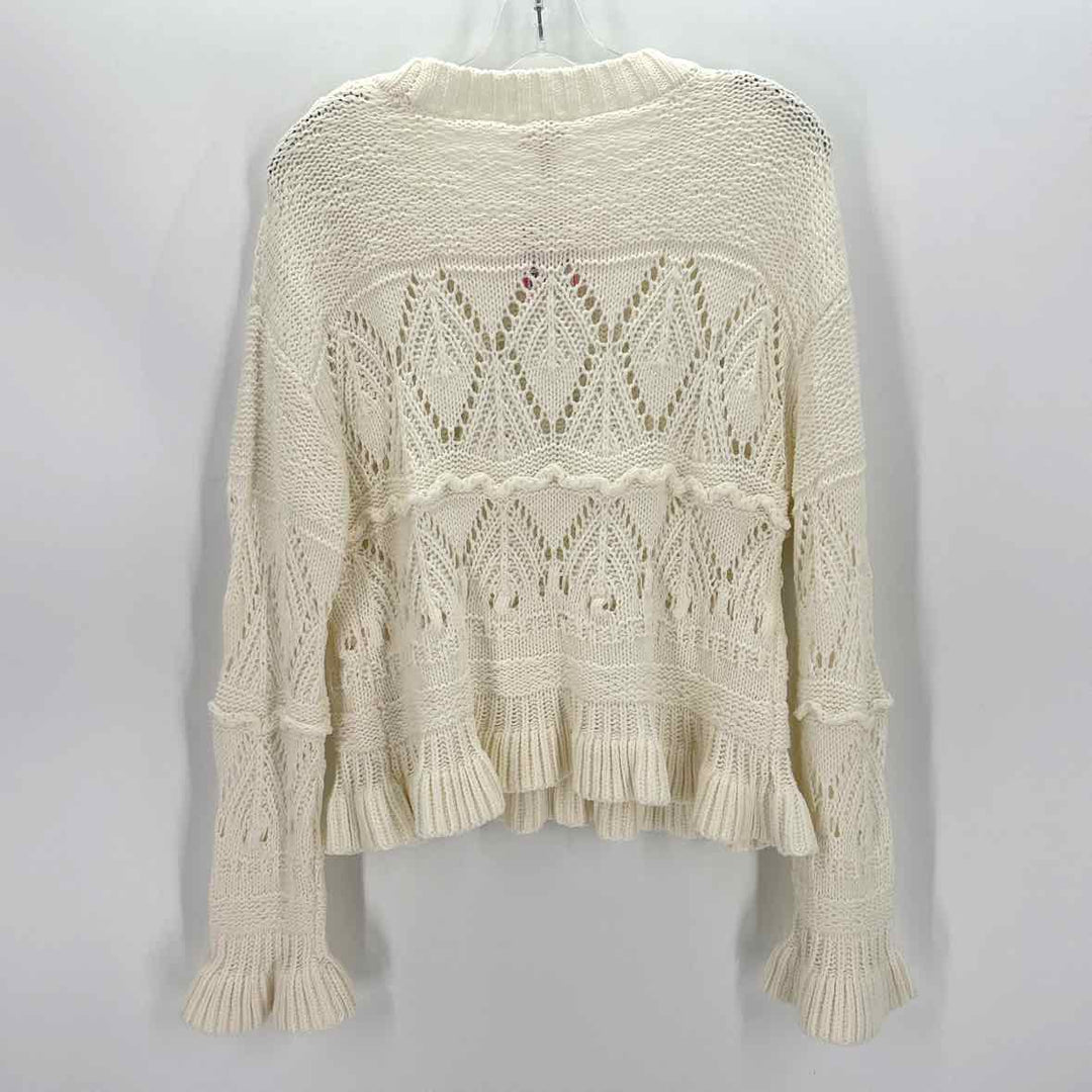 Size L Ivory Knit Sweater