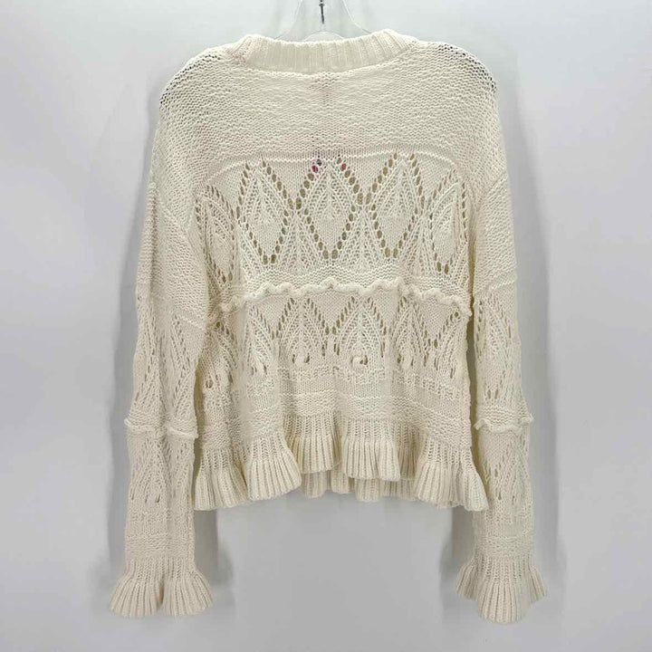 Size L Ivory Knit Sweater