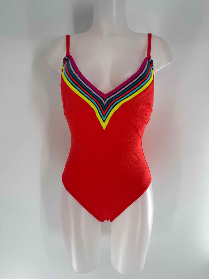 Size 6 TRINA TURK Orange Swimsuit