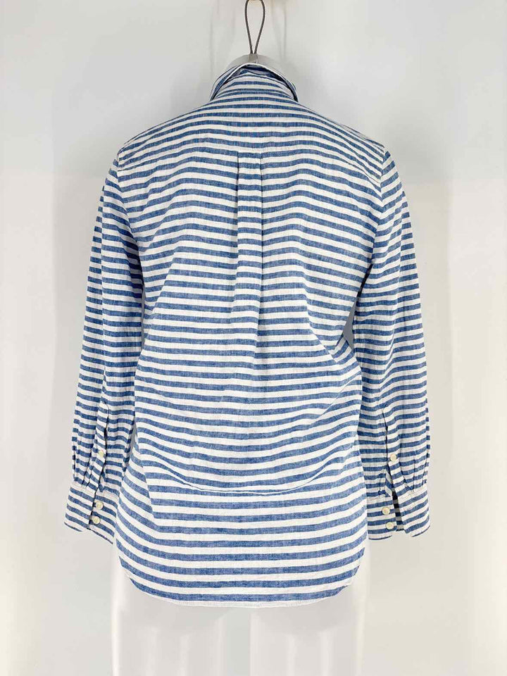 Size XS J Crew Blue Shirt