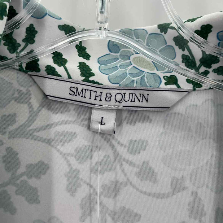 Size L Blue Print Dress