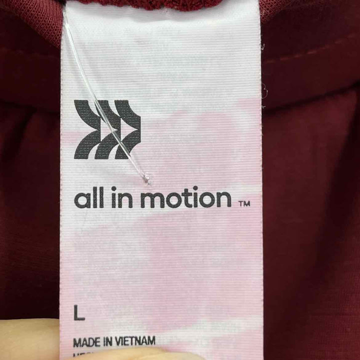 Size L ALL IN MOTION Wine Pants
