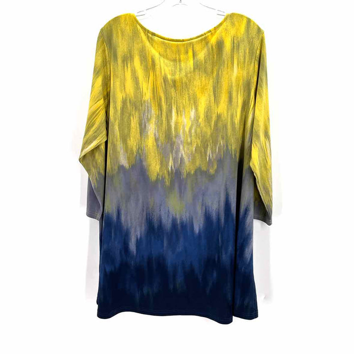 Size 1X Multi-Color Knit Shirt