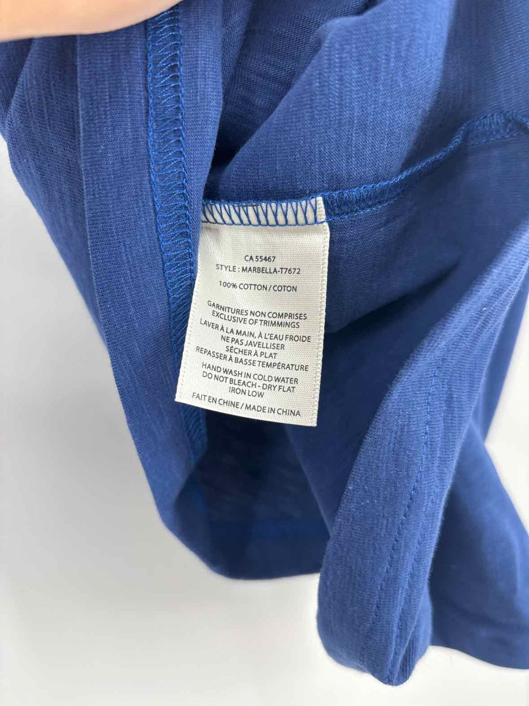 Size M MELISSA NEPTON Navy Shirt