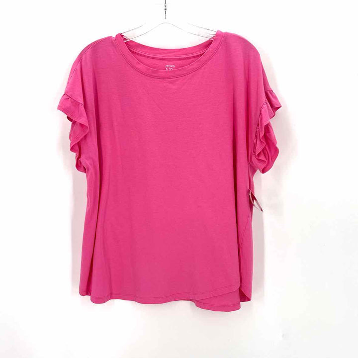 Size XL CROWN & IVY Pink Shirt