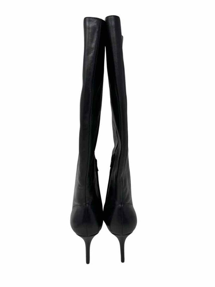 Shoe Size 8 Nine West Black Leather Boots