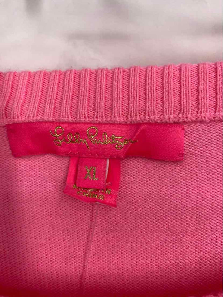 Size XL Lilly Pulitzer Pink Sweater