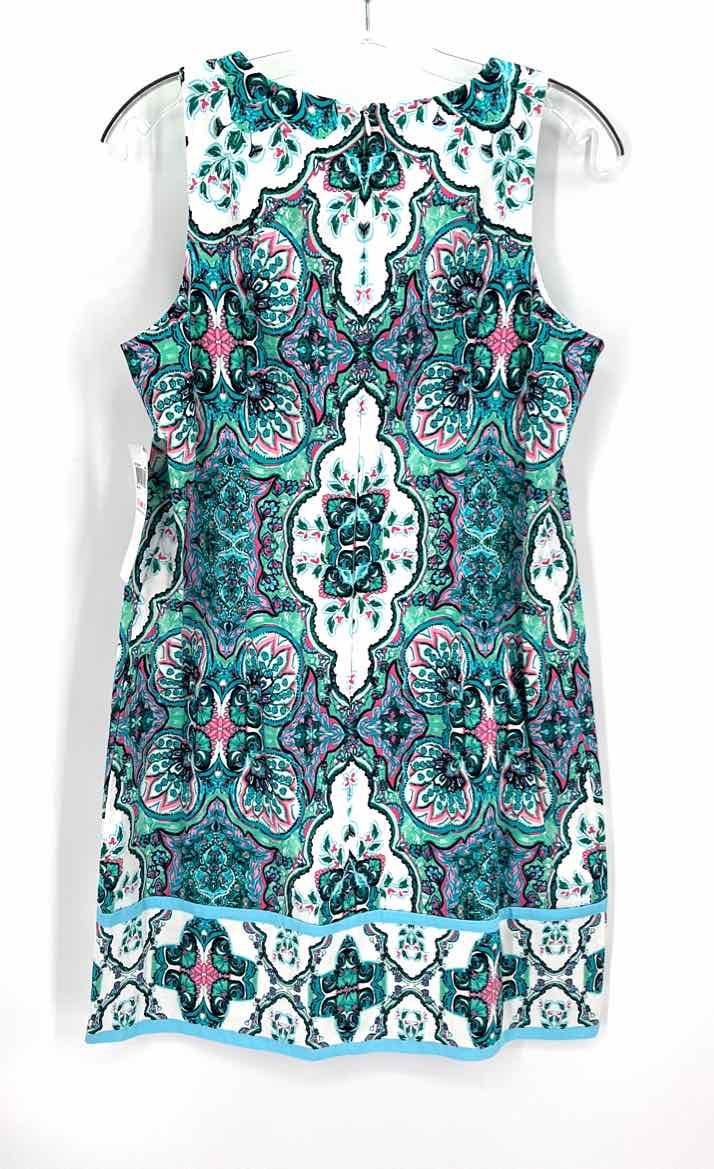 Size 10 LONDON TIMES Multi-Color Dress