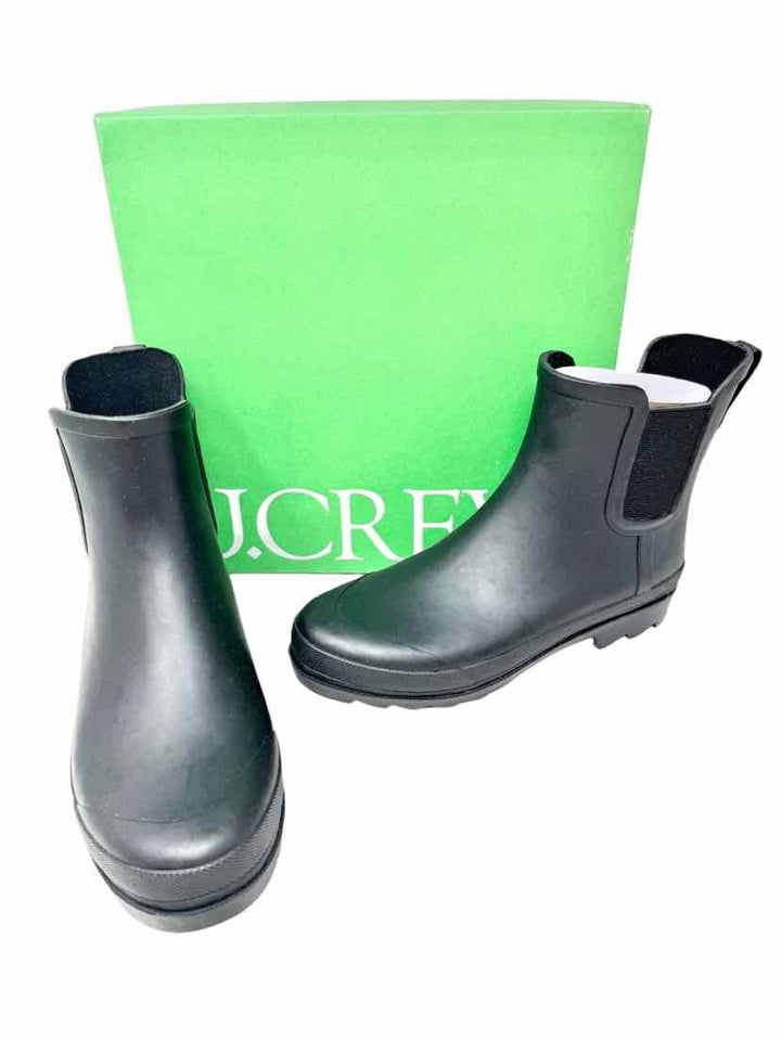 Shoe Size 9 J Crew Black Rubber Boots