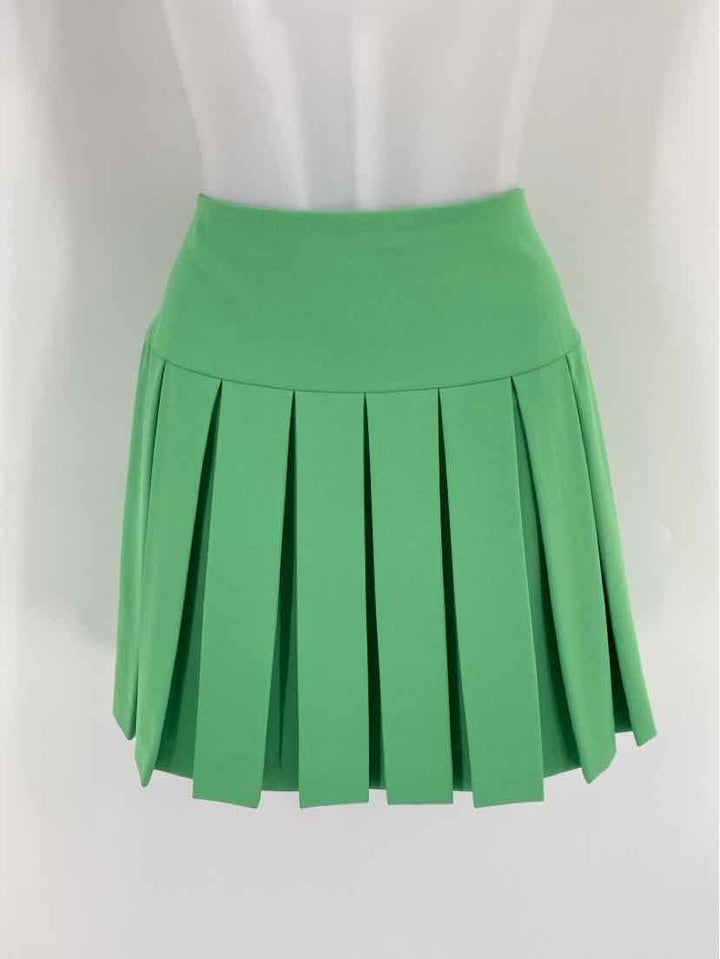 Size 12 Alice + Olivia Green Skirt