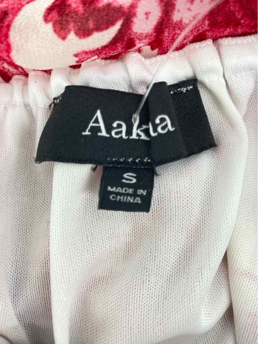 Size S AAKAA Burgundy Dress