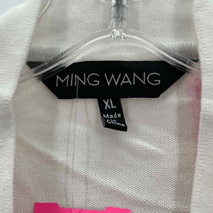 Size XL MING WANG White Sweater