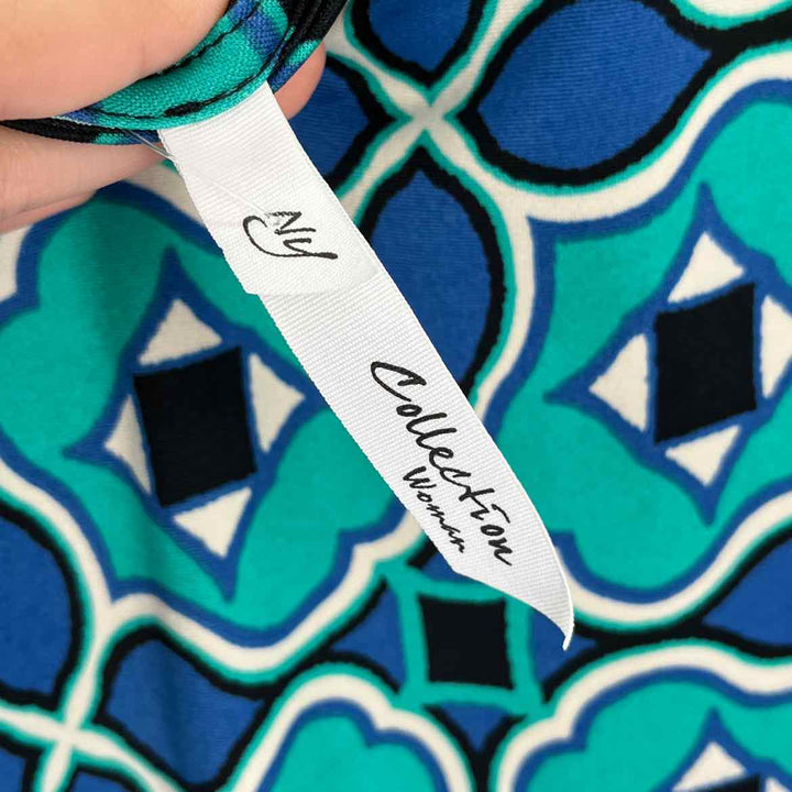 Size 2X NY COLLECTION Multi-Color Dress
