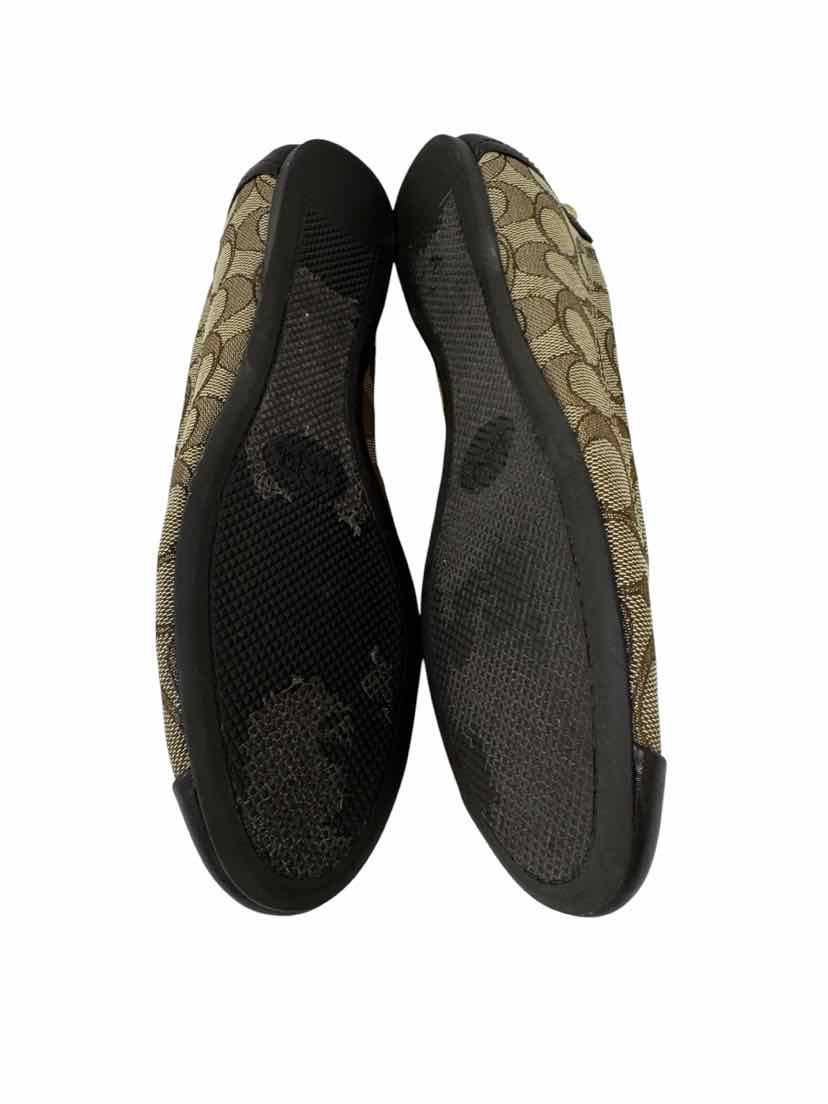 Shoe Size 38 Coach Brown Flats
