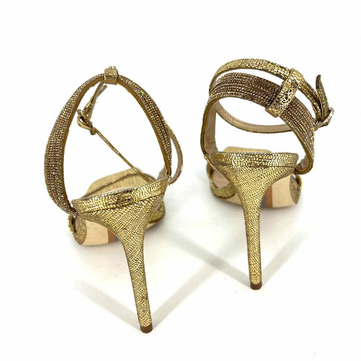 Shoe Size 7.5 Sam Edeleman Gold Sandals