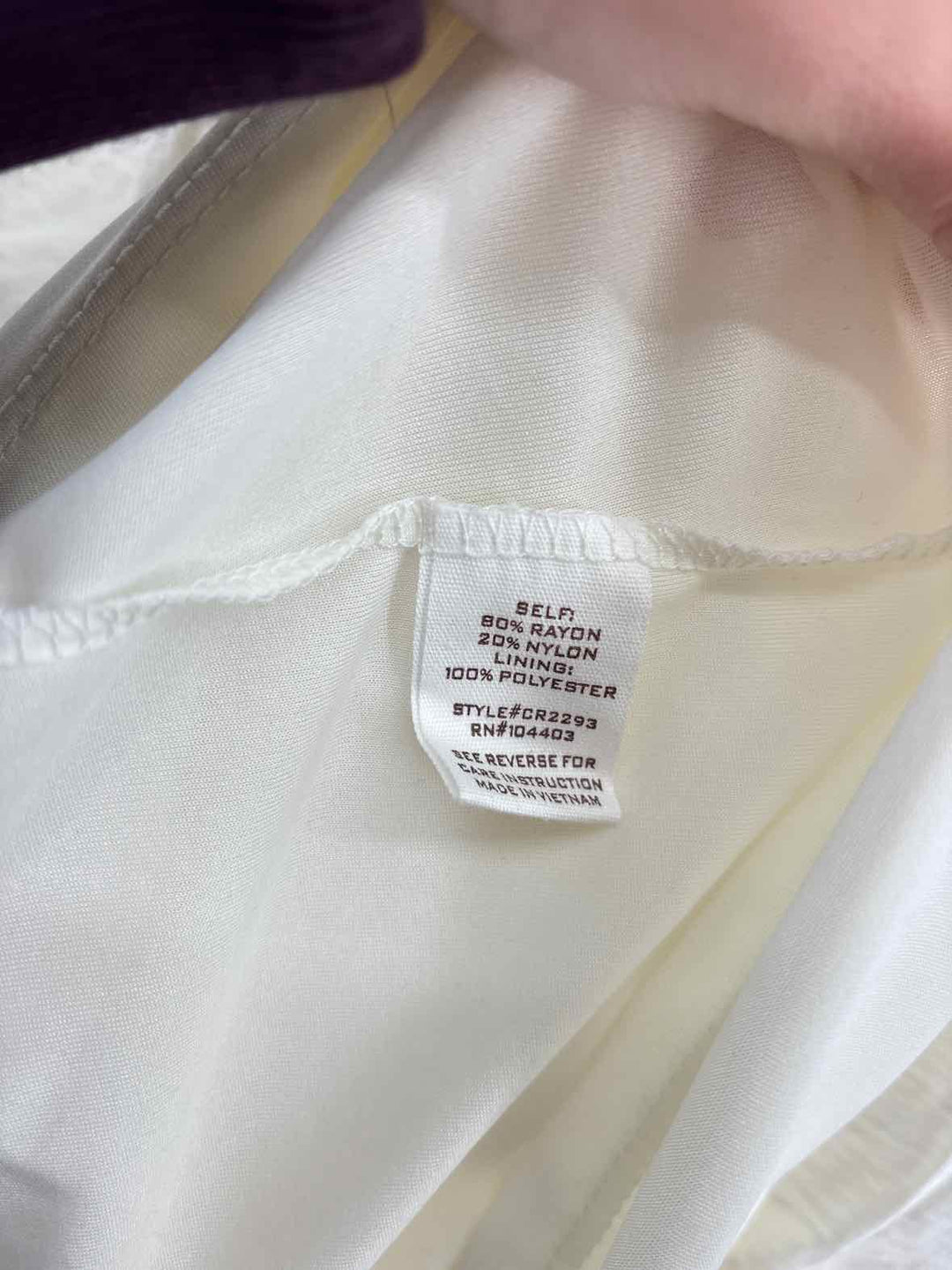 Size L Cream Dress