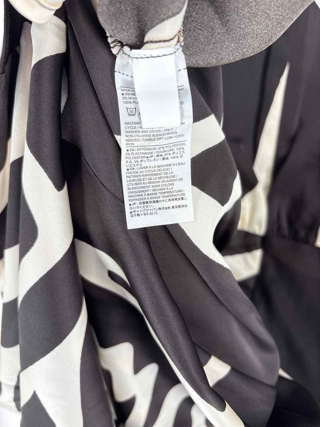 Size 16 Banana Republic Black/White Dress