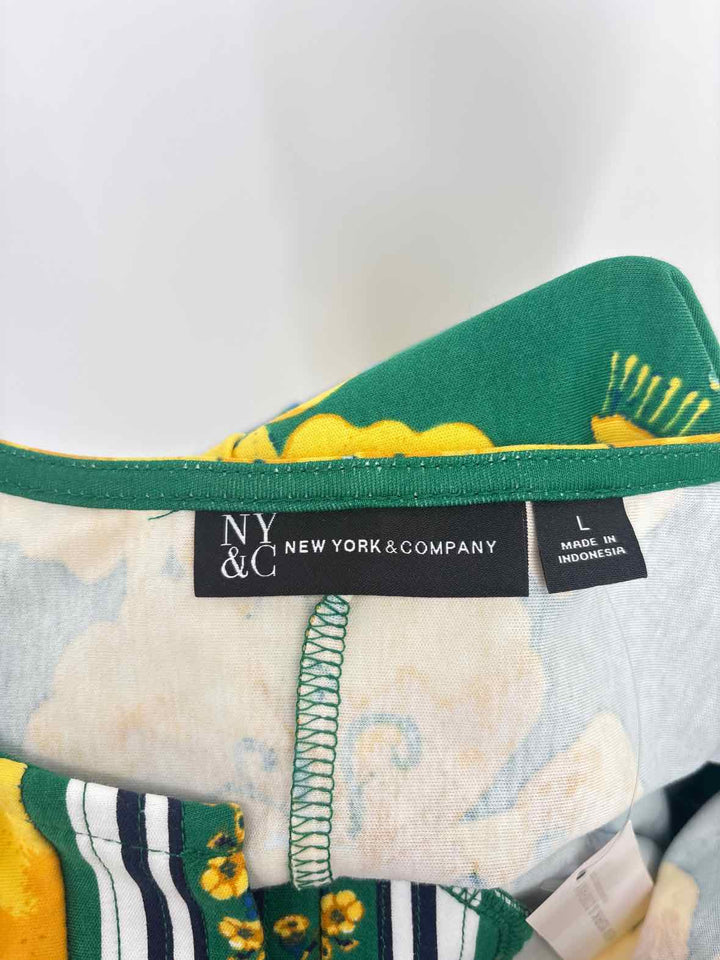 Size L NY & CO Green Dress