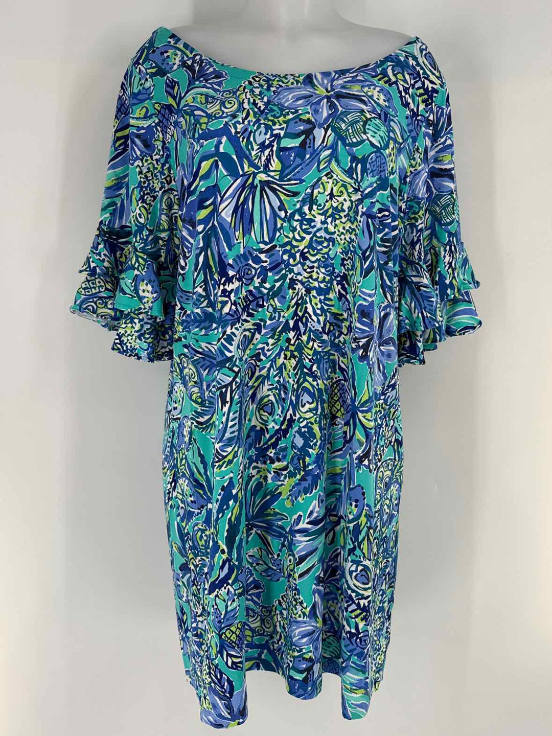 Size XL Lilly Pulitzer Blue Print Dress