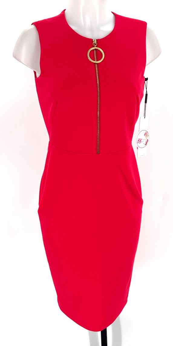 Size 2 Calvin Klein Pink Dress