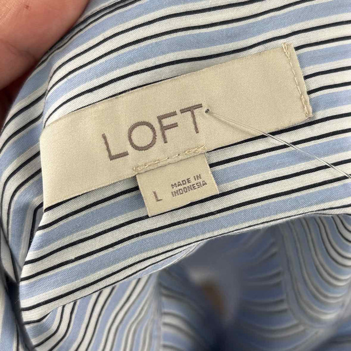 Size L LOFT Blue Shirt