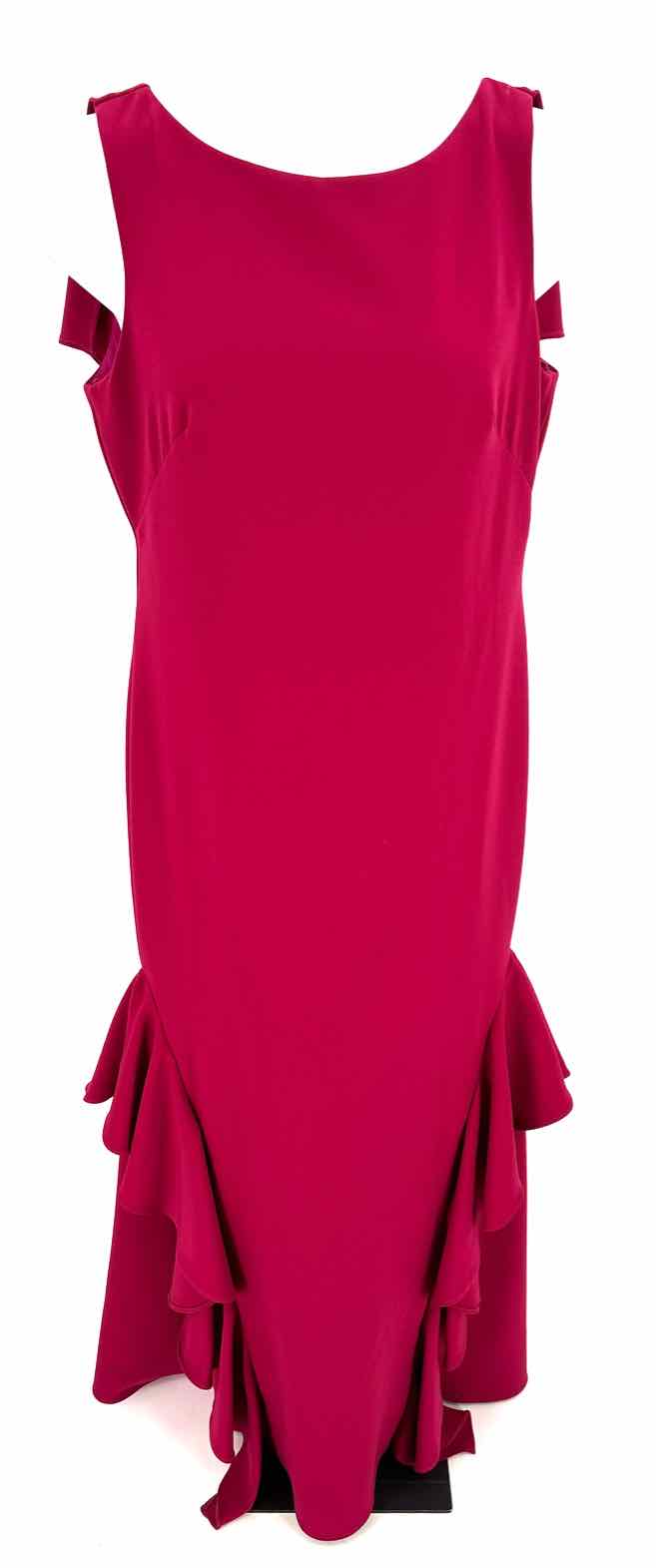 Size 14 Fuschia Crepe Dress