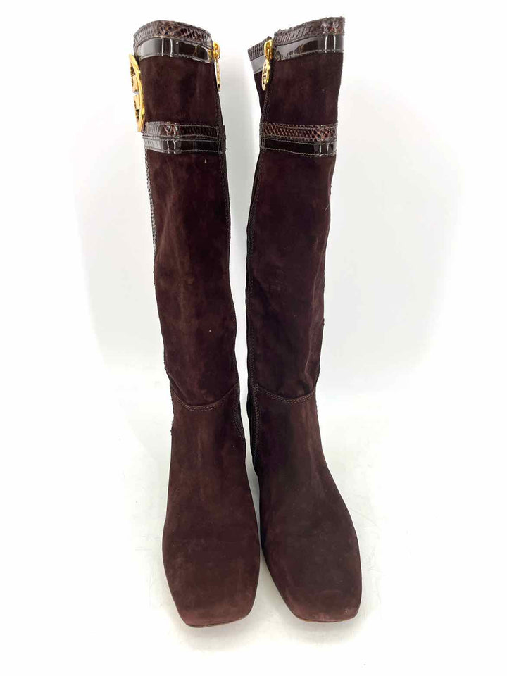 Shoe Size 8 Tory Burch Brown Suede Boots