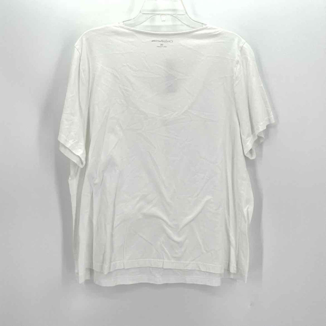 Size 2X Croft & Barrow White Shirt