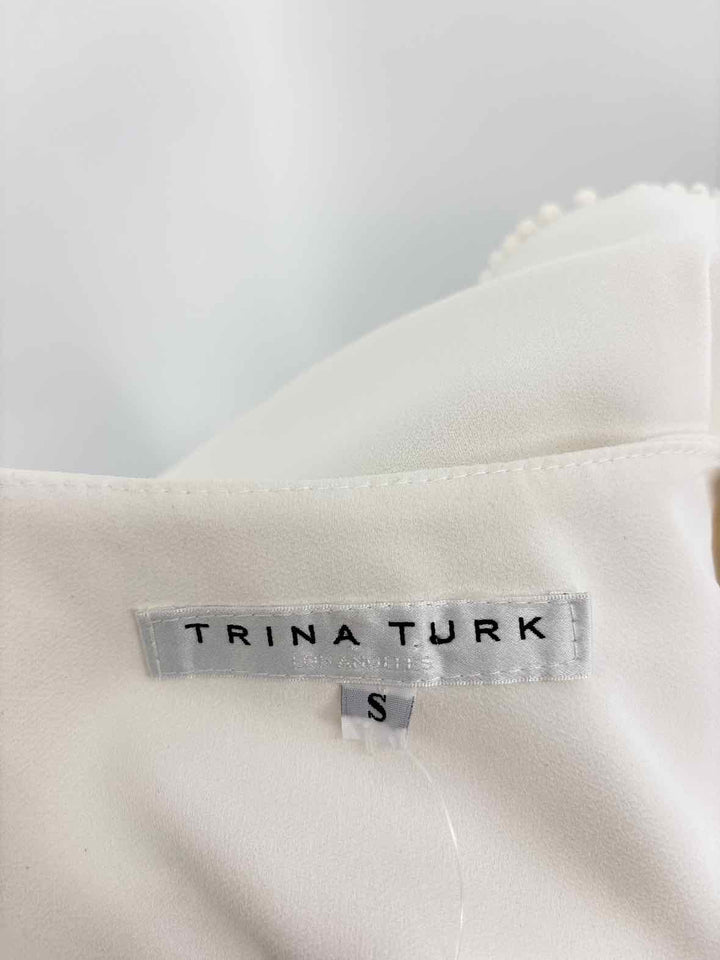 Size S TRINA TURK Ivory Shirt