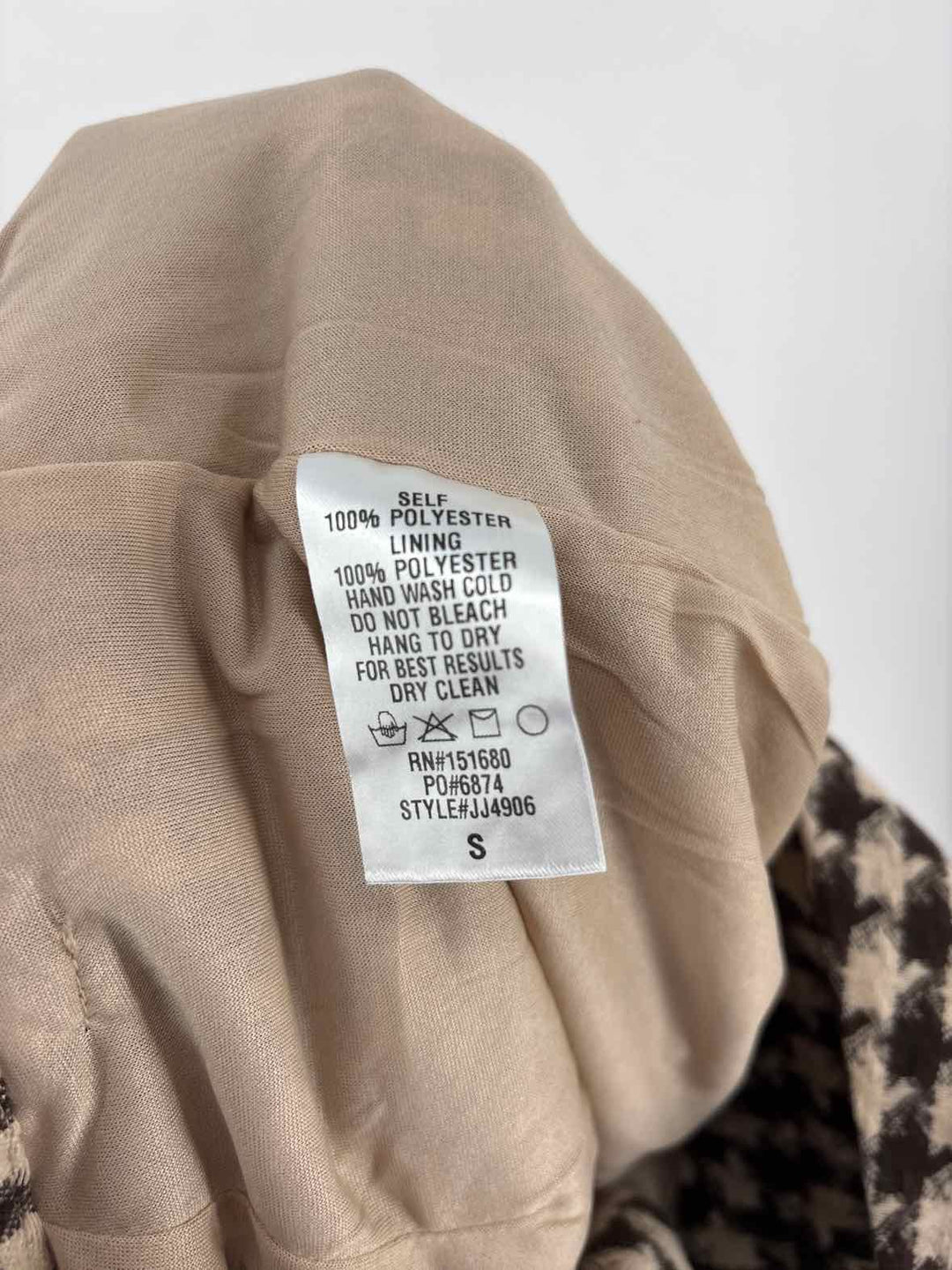 Size S Brown Dress