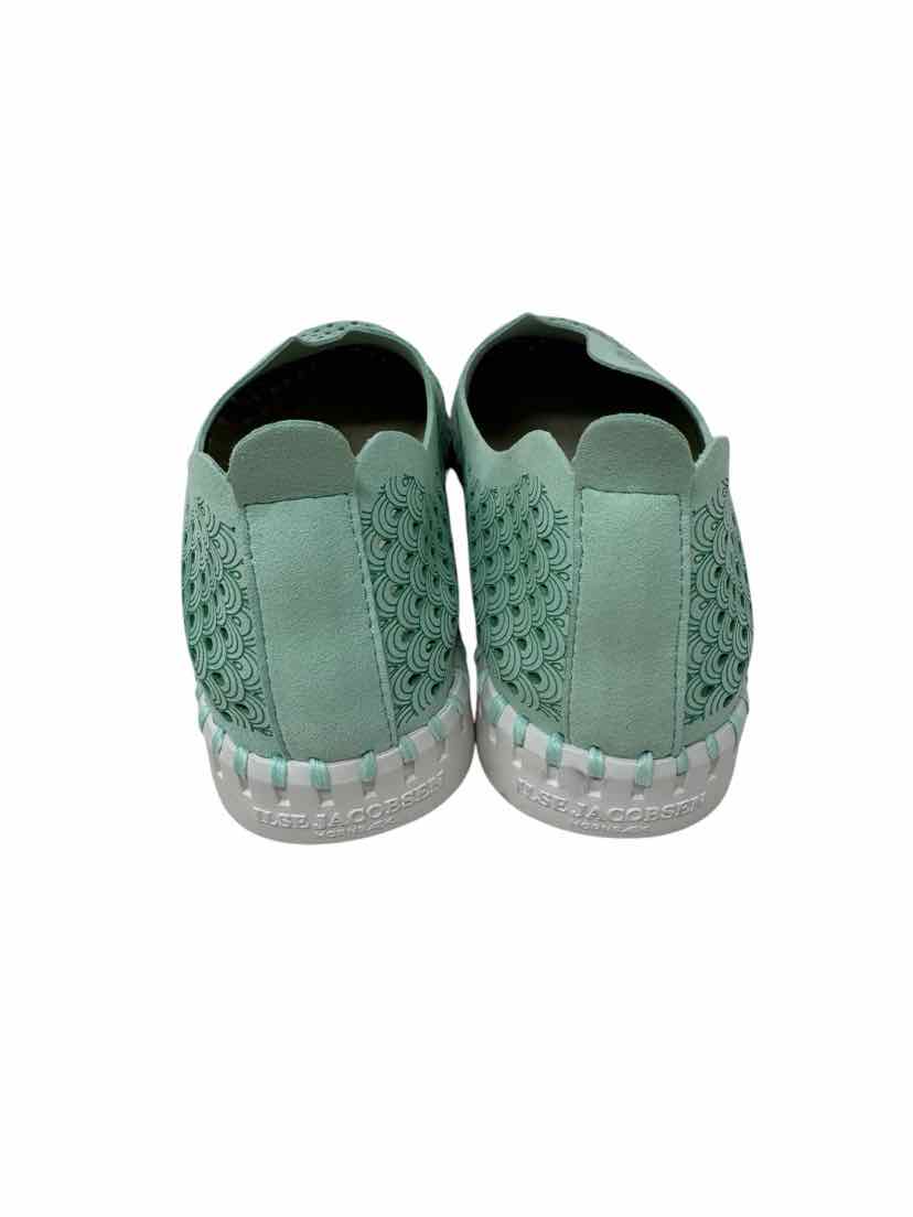 Shoe Size 37 ISLA JACOBSON MINT Leather Flats