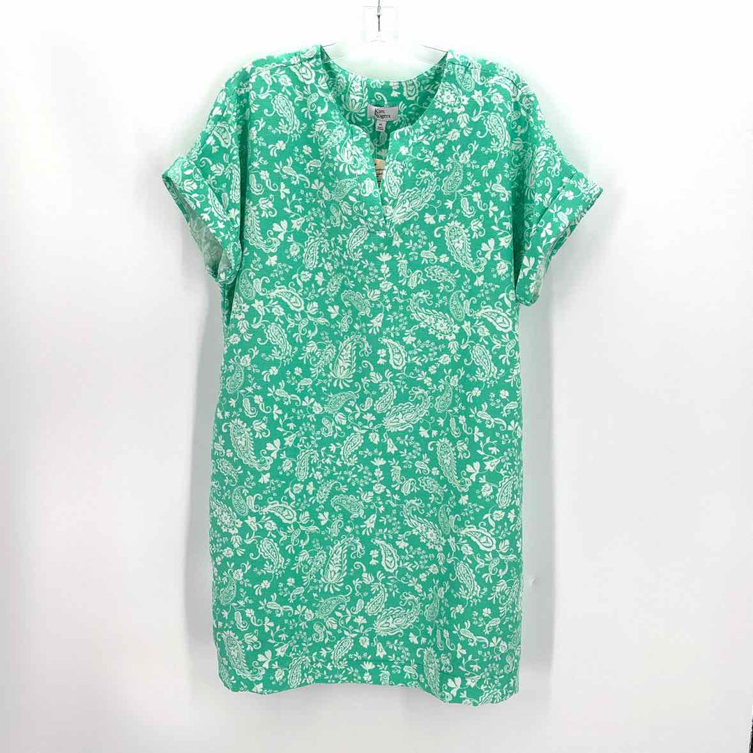 Size L KIM ROGERS Green Dress