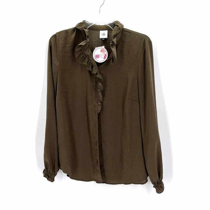 Size S CABI Olive Shirt