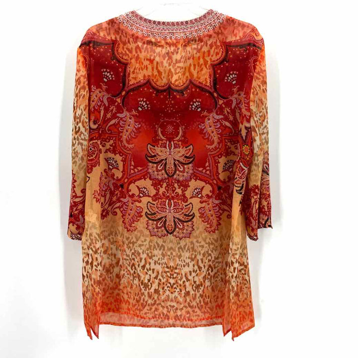 Size XL Chico's Multi-Color Beaded Shirt