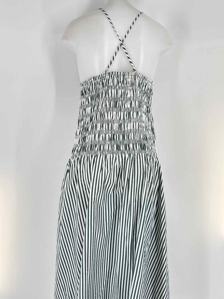 Size L LOFT Green Print Dress