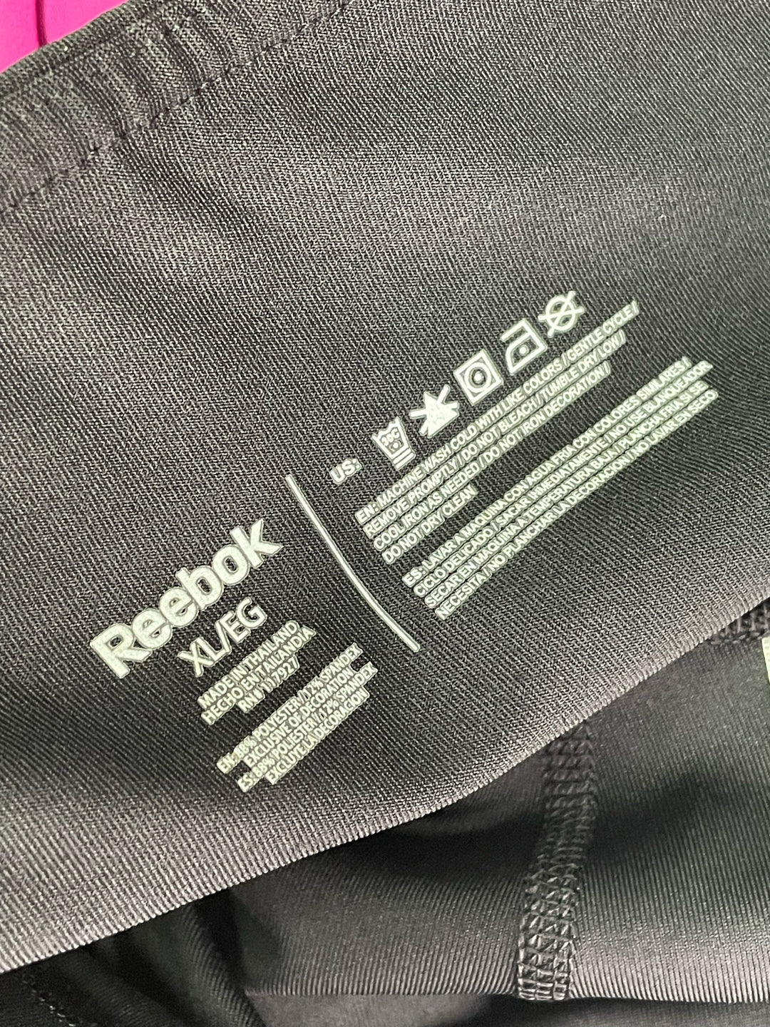 Size XL Reebok Black Shorts