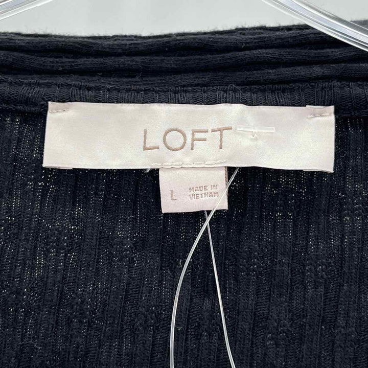 Size L LOFT Black Shirt