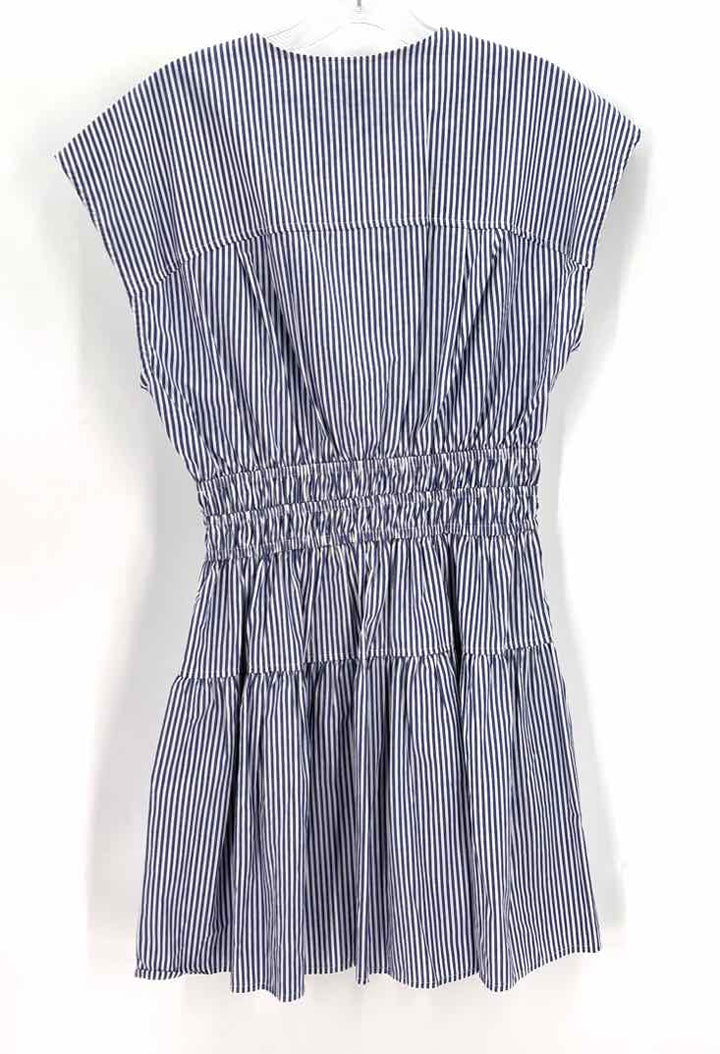 Size S NICOLE MILLER Blue Print Dress