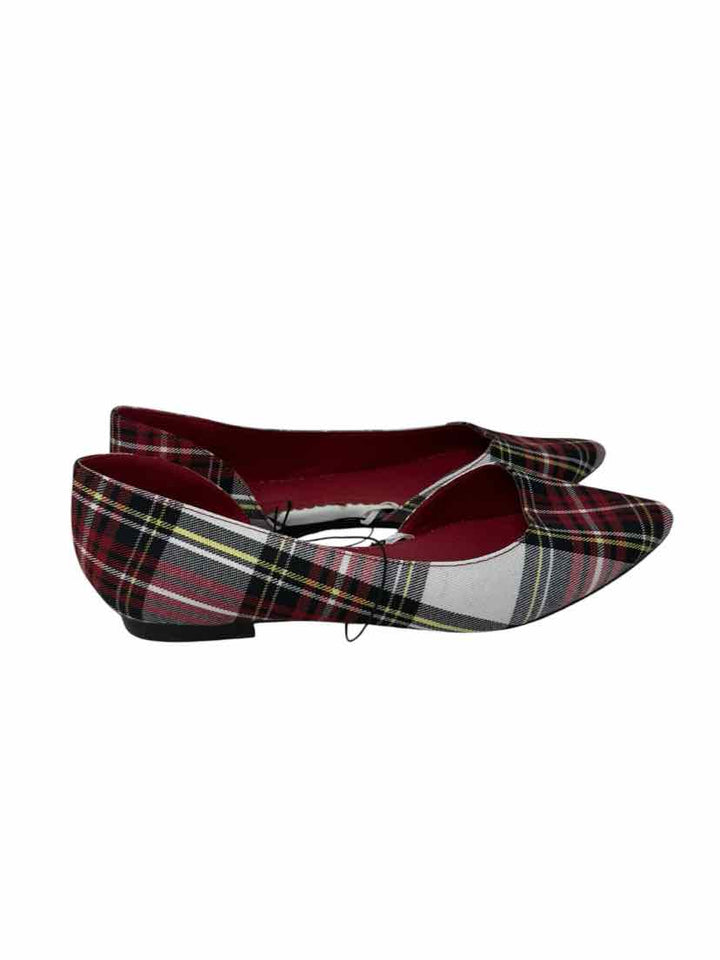 Shoe Size 9 ISSAC MIZRAHI Red Flats