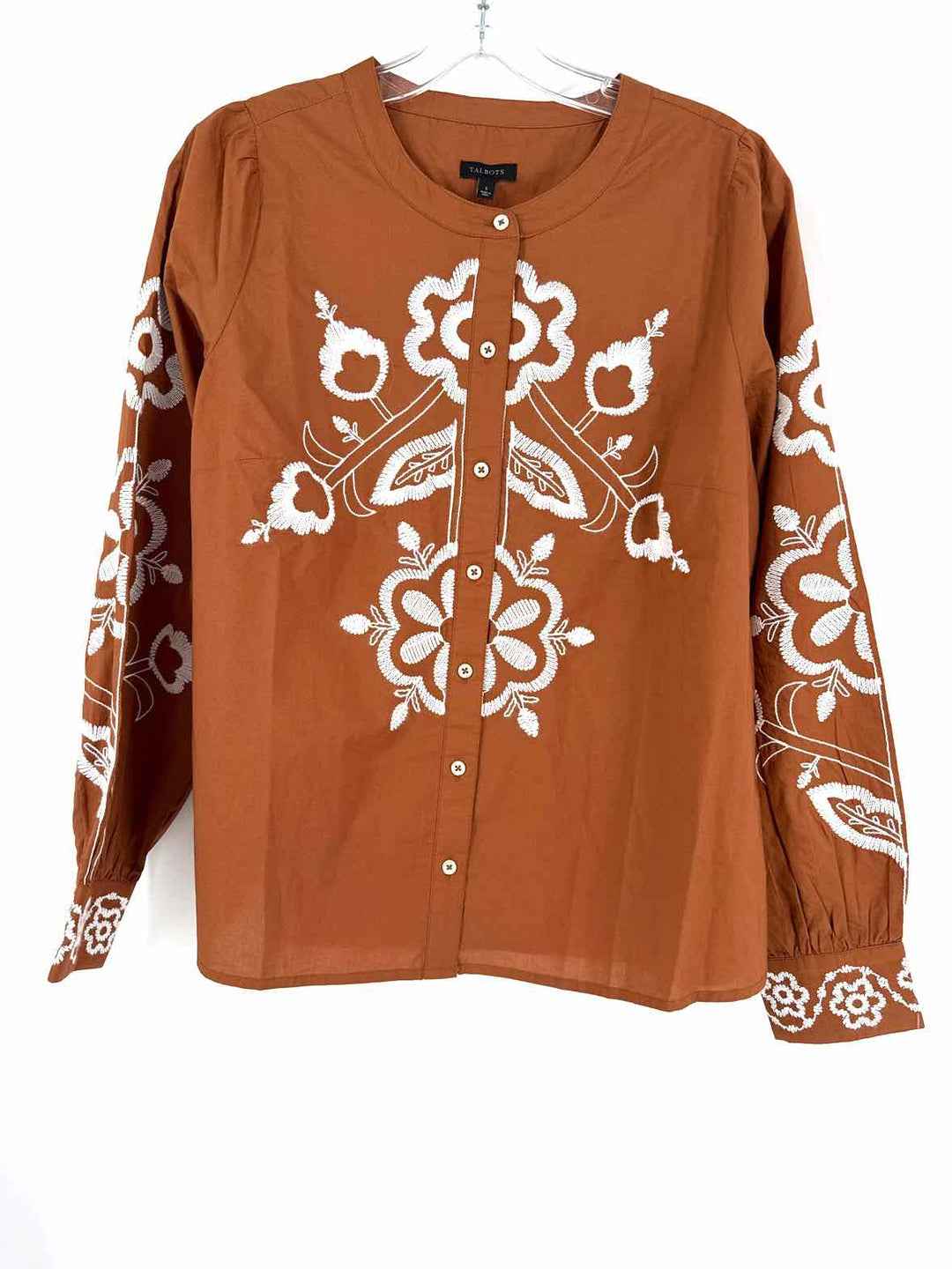 Size S Talbots Brown Shirt