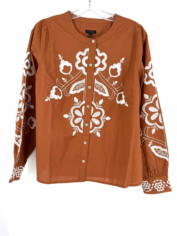 Size S Talbots Brown Shirt