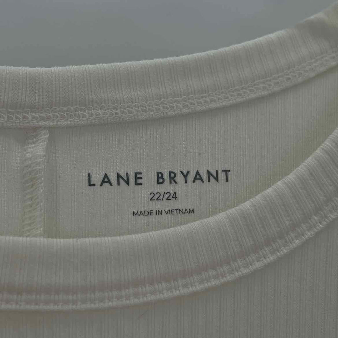 Size 22/24 LANE BRYANT Cream Knit Shirt