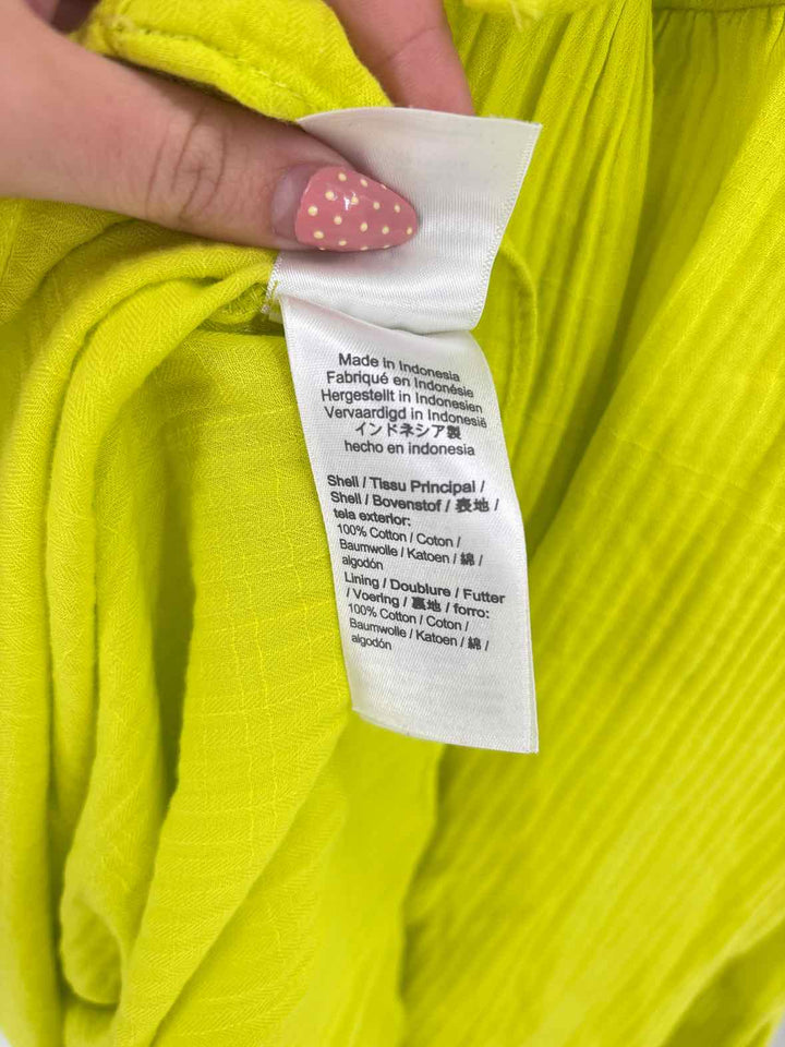 Size M J Crew Yellow Dress