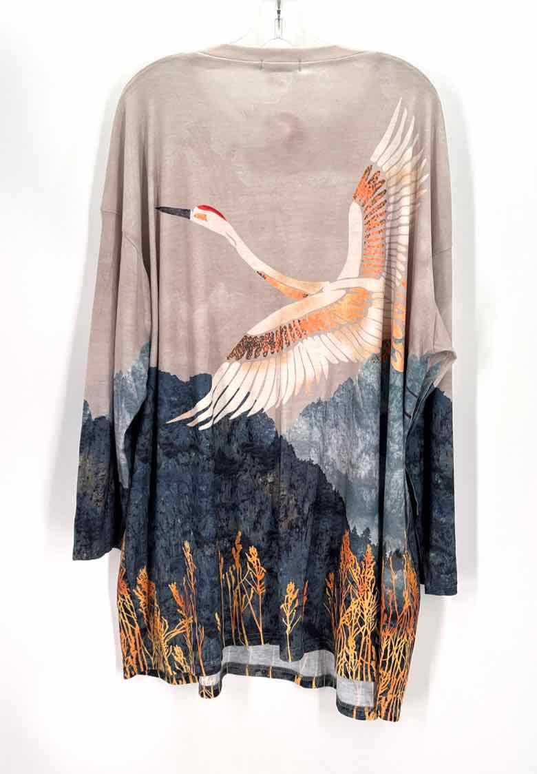 Size 3X MISSLOOK gray print Shirt