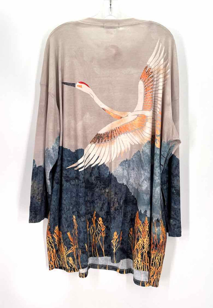 Size 3X MISSLOOK gray print Shirt