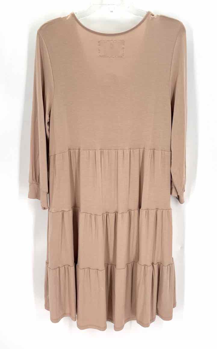 Size M CUPIO Tan Dress
