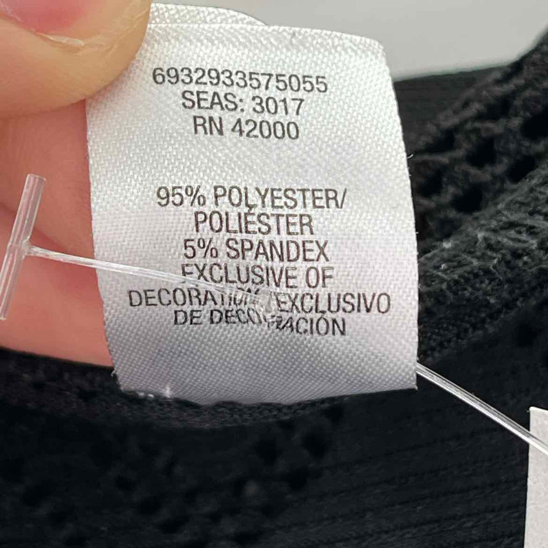 Size 1X Black Netting Coverup