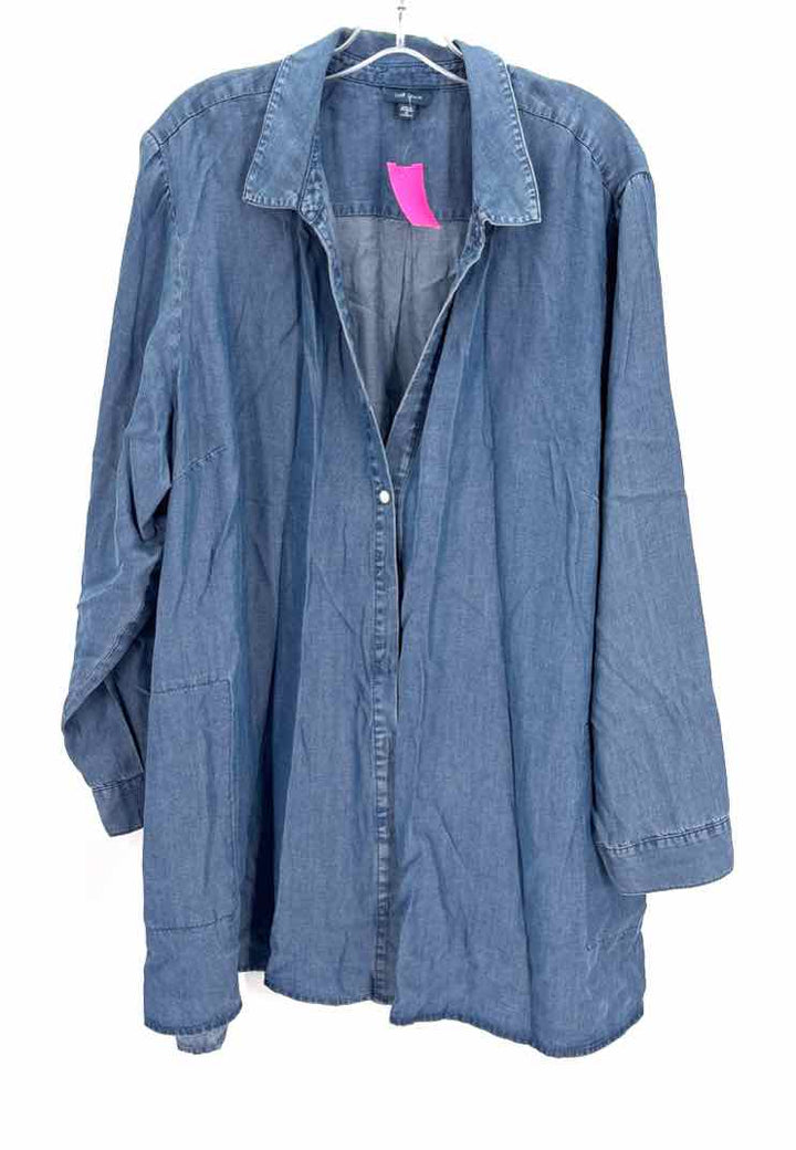 Size 3X J JILL Denim Shirt